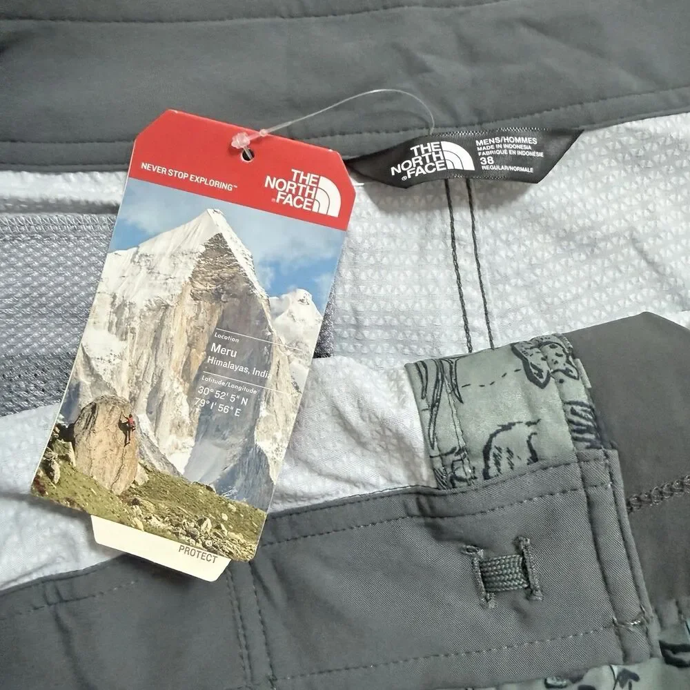 NWT The North Face Whitecap Boardshorts Sz 38 Laurel Wreath Green Wildlife Print